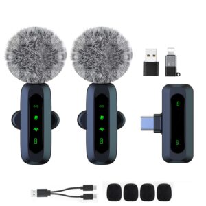 Enhance Your Content Creation with the Mini Wireless Lavalier Microphone for Android and iPhone