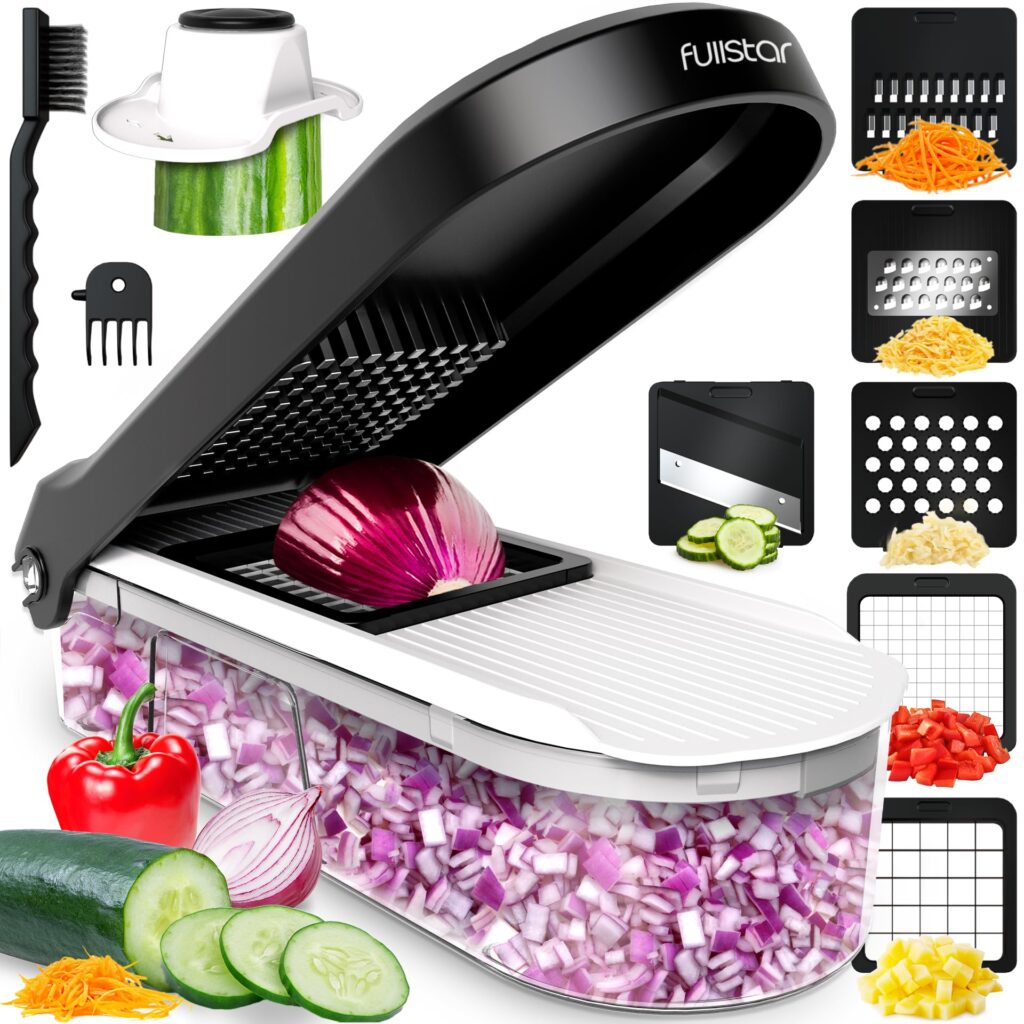 Revolutionize Your Meal Prep with the 6-in-1 Vegetable Chopper and Mandoline Slicer